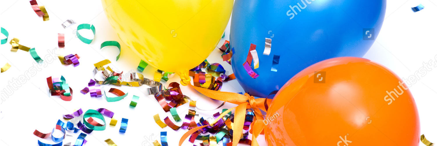 stock photo ballons and confetti 58236241